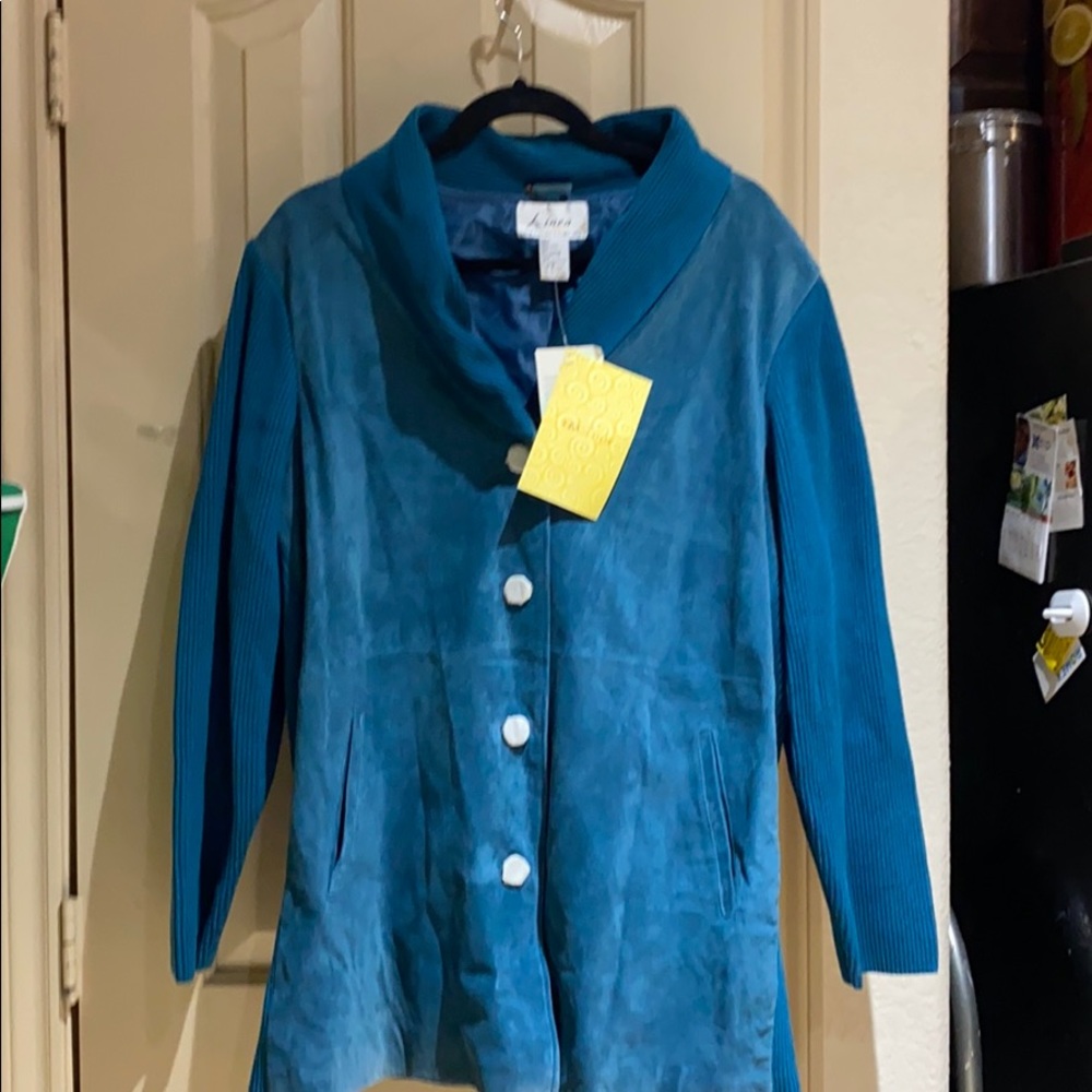 Linea NWT  vintage Suede Jacket size 1x